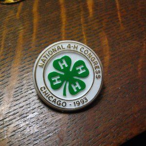 🍀 National 4-H Conference 1993 Vintage Lapel Pin